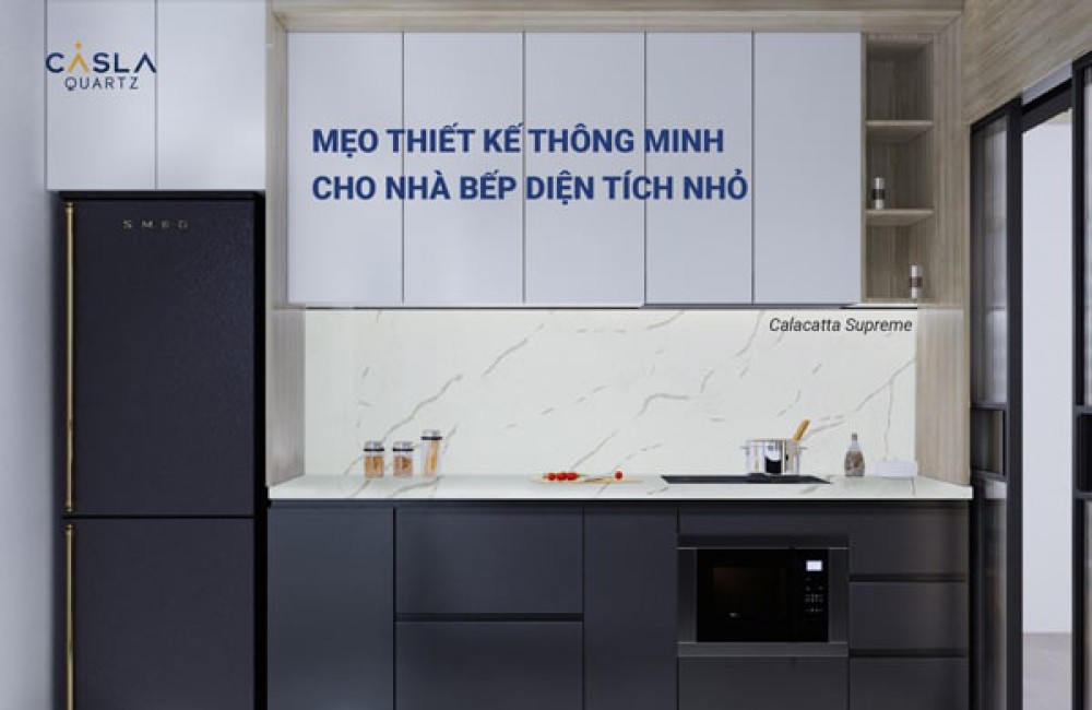 Mẹo thiết kế thông minh cho nhà bếp diện tích nhỏ