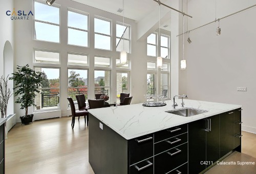 8 ý tưởng đá thạch anh ốp mặt đảo bếp đẹp nên tham khảo