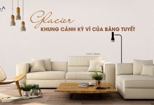 Đá thạch anh nhân tạo Glacier – Khung cảnh kỳ vĩ của băng tuyết