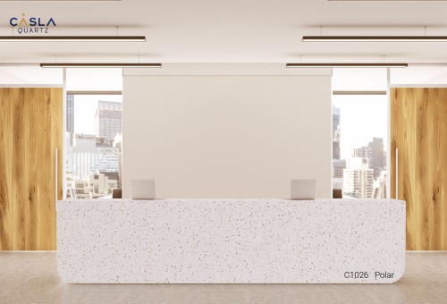 Vì sao đá Caslaquartz hợp với tòa nhà văn phòng, khách sạn cao cấp?