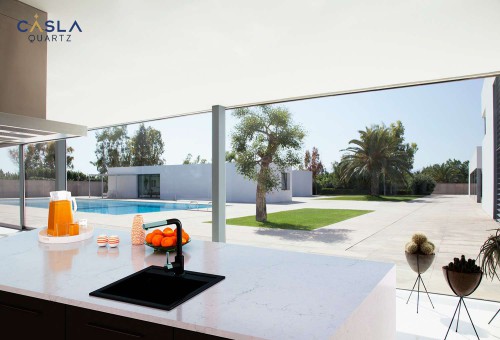 Vẻ đẹp huyền bí của đá thạch anh nhân tạo Casla Mystery