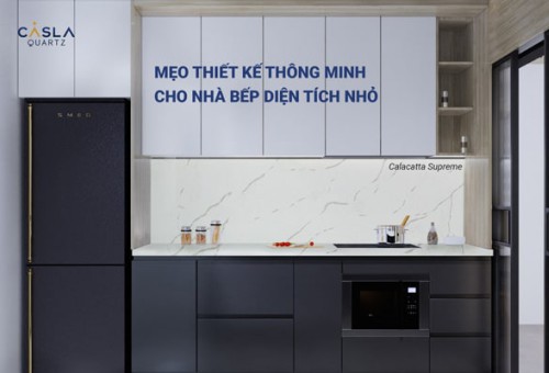 Mẹo thiết kế thông minh cho nhà bếp diện tích nhỏ