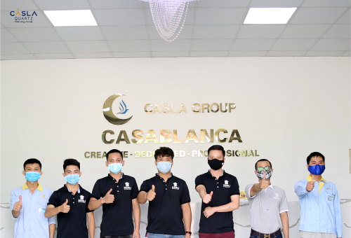 Caslaquartz tổ chức đào tạo chuyên sâu cho nhà phân phối cấp 1