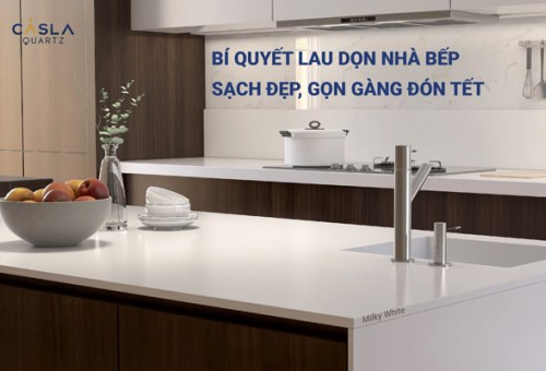 Bí quyết lau dọn nhà bếp sạch đẹp, gọn gàng đón Tết