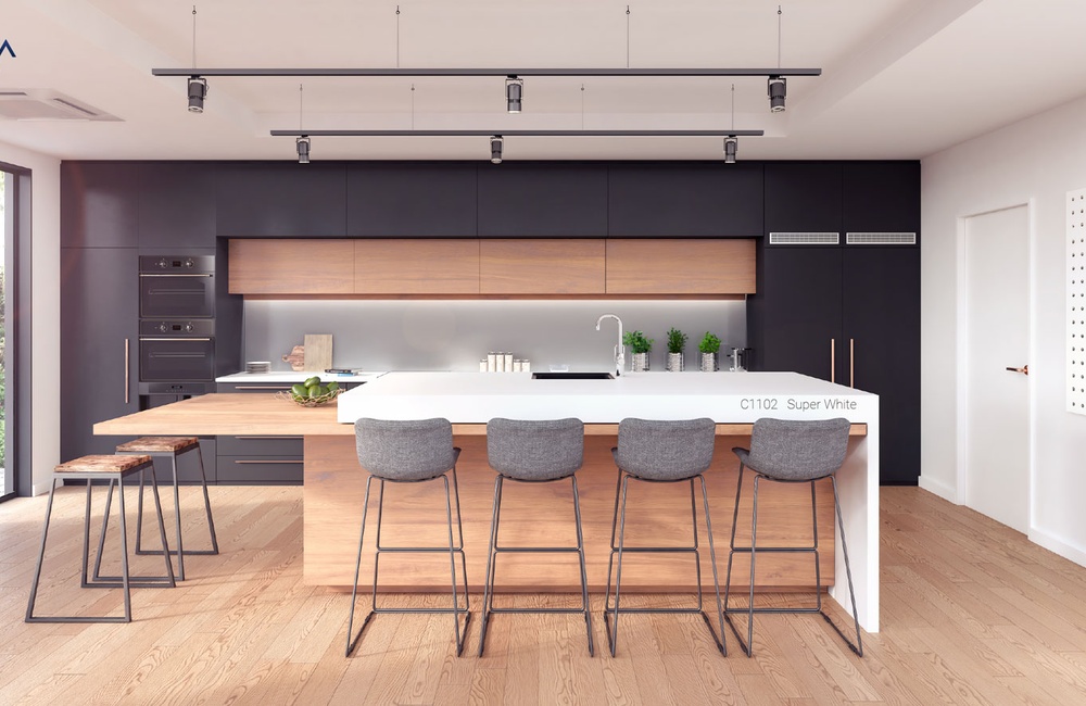 Top 10 mẫu đá ốp tường bếp cao cấp ĐẸP - BỀN nhất