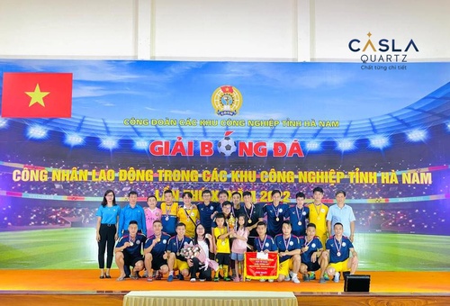 CASLA GROUP CHINH PHỤC CUP VÀNG GIẢI BÓNG ĐÁ CÔNG ĐOÀN CÁC KHU CÔNG NGHIỆP TỈNH HÀ NAM