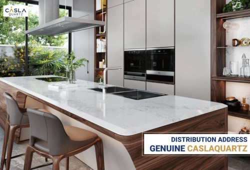 Distributor of genuine Caslaquartz high quality artificial quartz stone in Vietnam