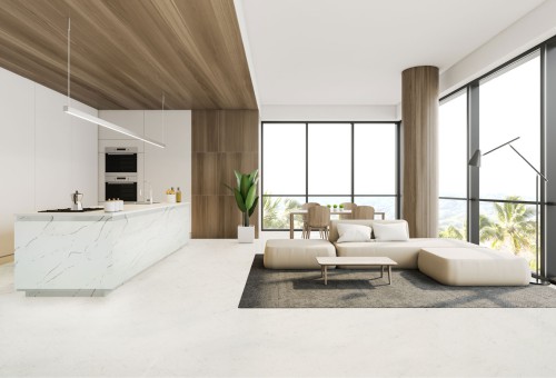 Secrets of beautiful and modern interior decoration with Caslaquartz artificial stone